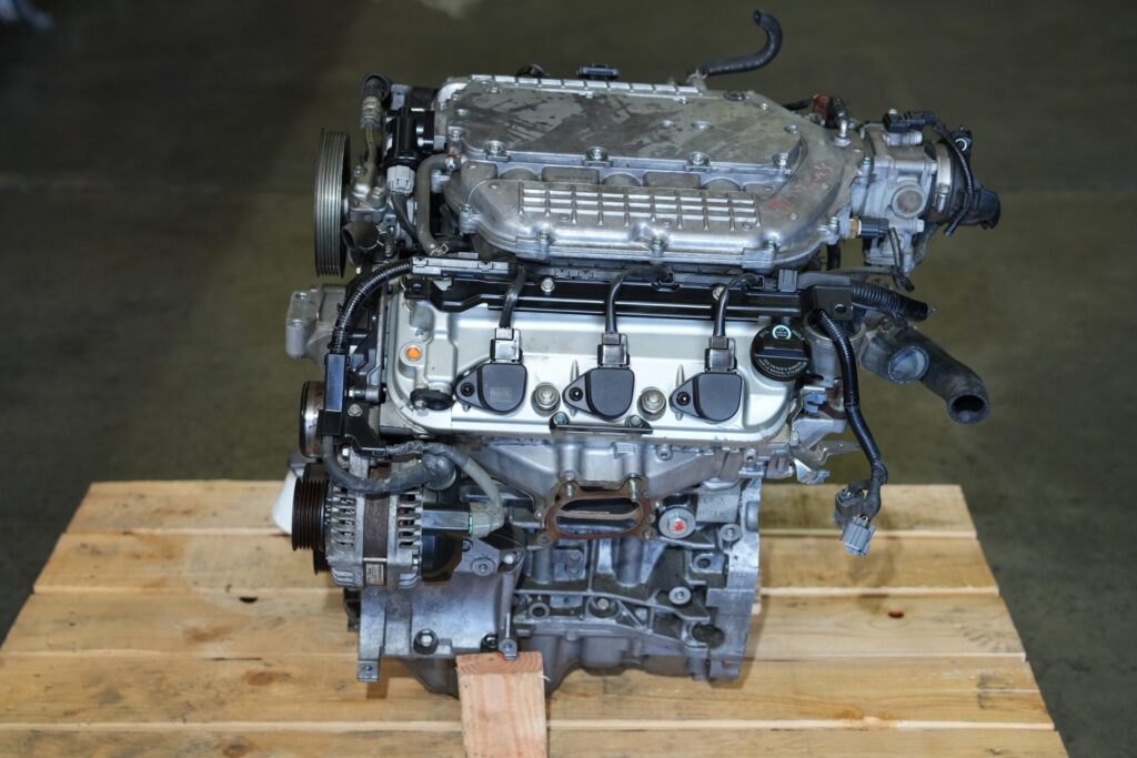 Supplier sample photo 1 — 2007–2008 Acura TL Type-S 3.5L J35A V6 engine; actual unit may differ.